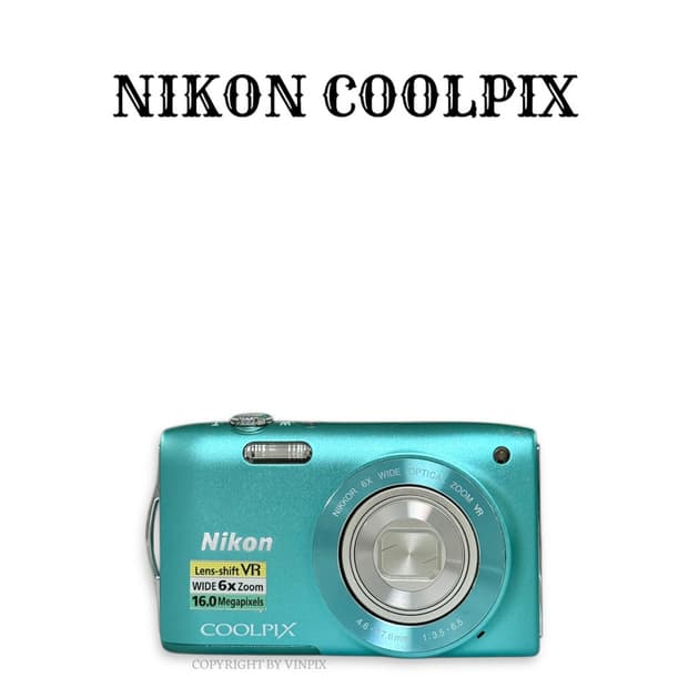 |소프트포커스🩶| 니콘 쿨픽스 s3300 빈티지 디지털 카메라 디카