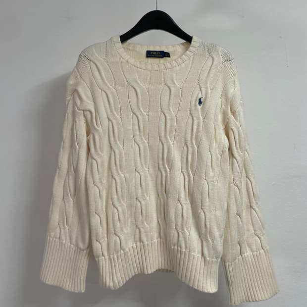 폴로 랄프로렌 우먼스 케이블 니트 (on.300)