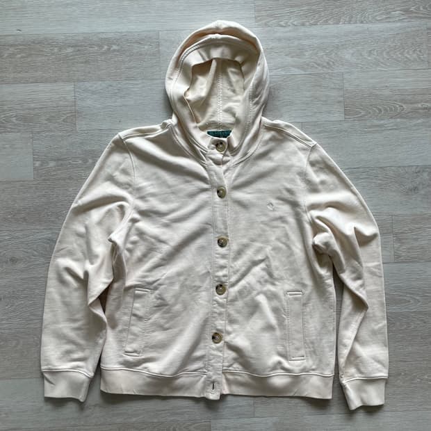 폴로 랄프로렌 Lauren Ralph Lauren 아이보리 후드 xl