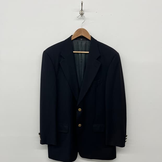 발렌티노 블랙 남성 블레이저 L