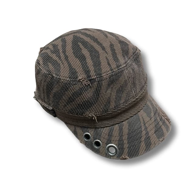 빈티지 지브라 군모