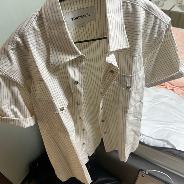 토니웩 로우컷 웨스턴 스트라이트 셔츠 m