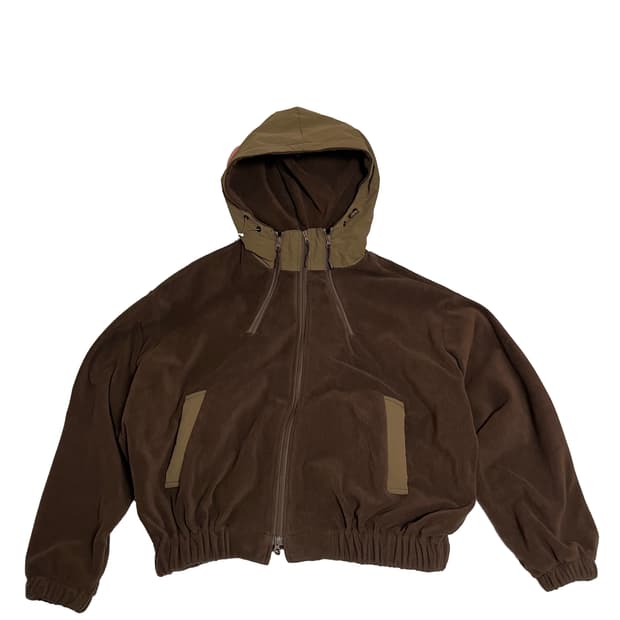 크롭랩후리스JK