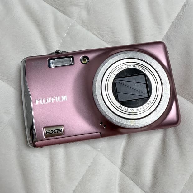 후지필름 파인픽스 F70EXR 핑크 빈티지 디카