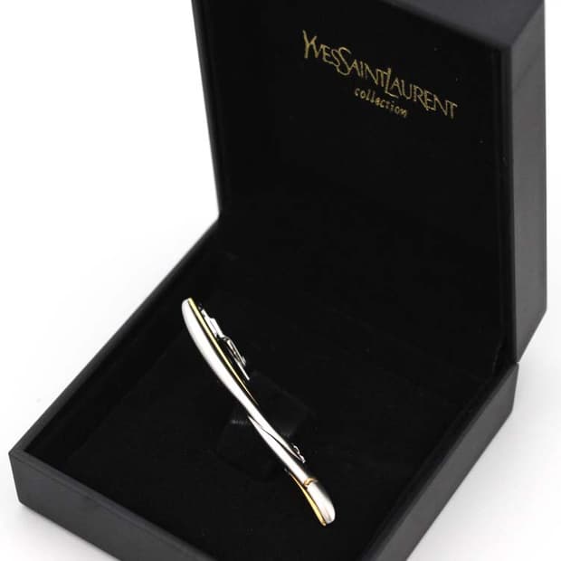 입생로랑 A+등급 5.4cm 남자 명품 넥타이핀 빈티지