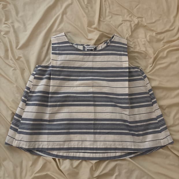blue stripe blouse