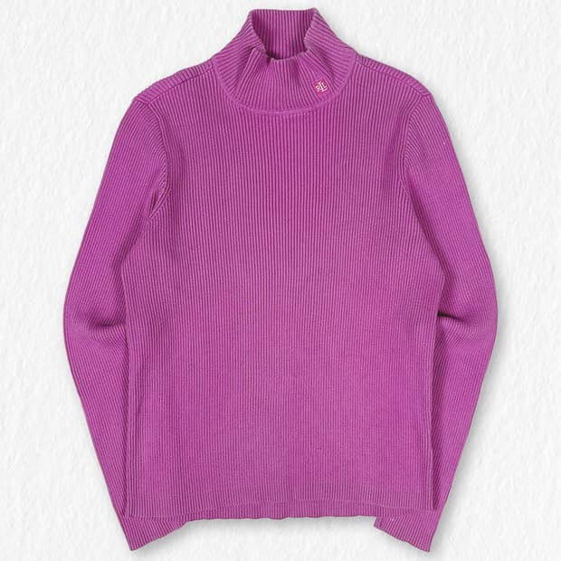 로렌랄프로렌 딱붙핏 폴라티