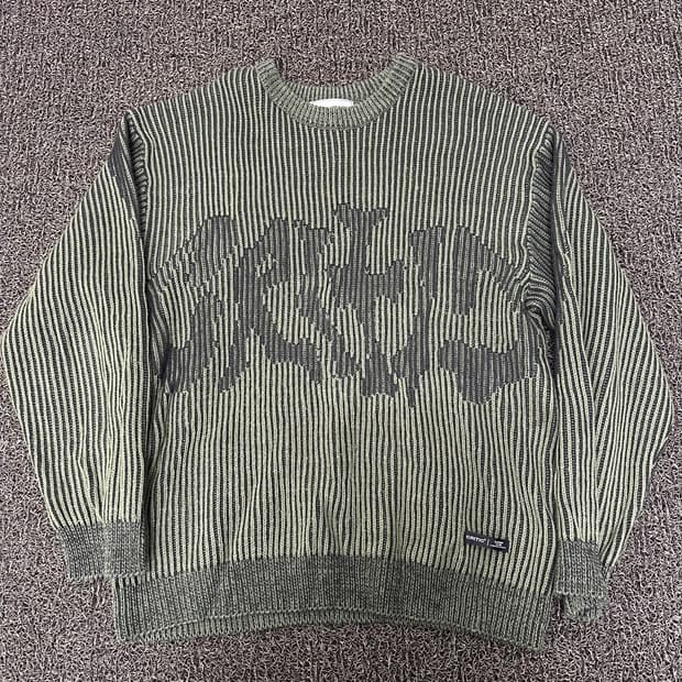 CRITIC 크리틱 니트 긴팔 카키 L