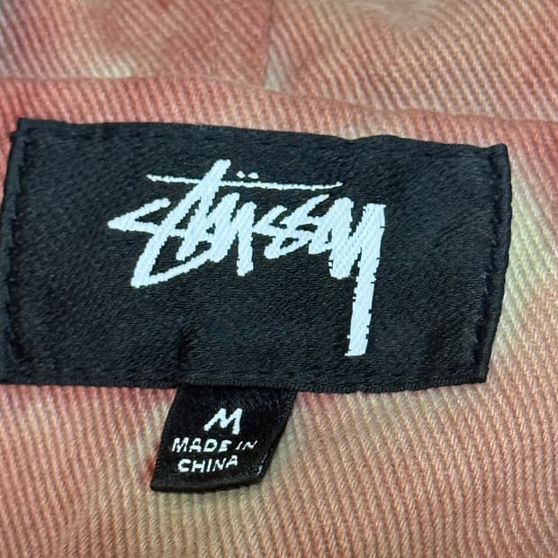 스투시 다이드 워크자켓 타이다이