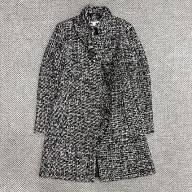 Dkny 프릴디테일 보카시 코트 v1183