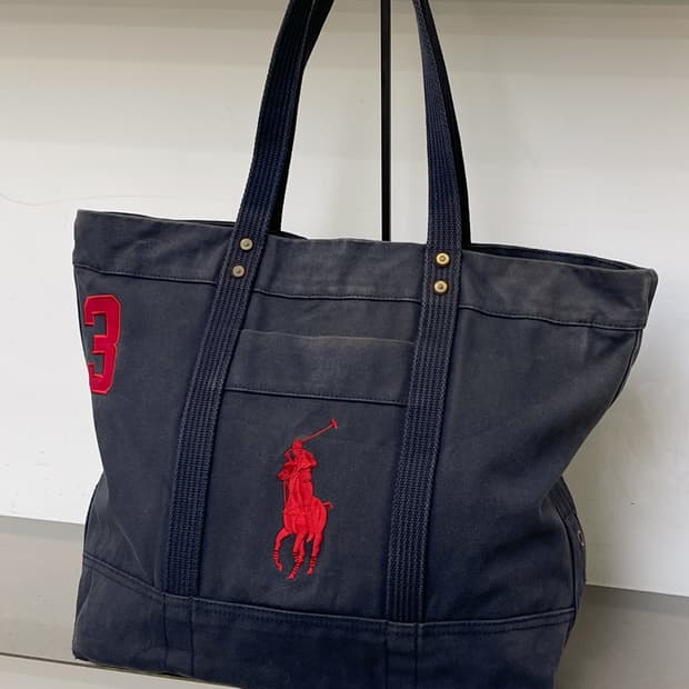 폴로랄프로렌 빅 포니 캔버스 토트백