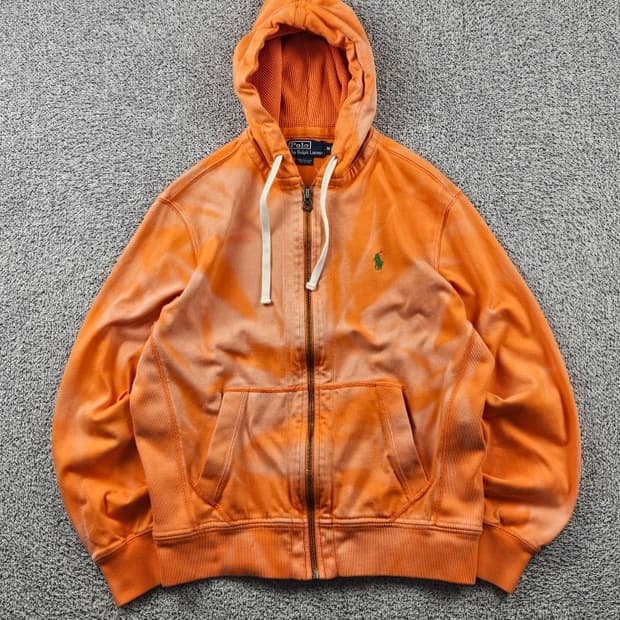 폴로랄프로렌 다잉 워시드 커스텀 스웻 후드 집업 ( M ) / 10823