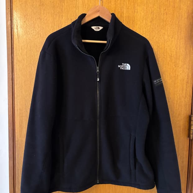 노스페이스 블랙 플리스 자켓