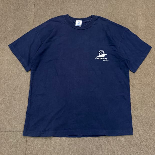 98 france 프랑스 월드컵 오피셜 빈티지 티셔츠 xl