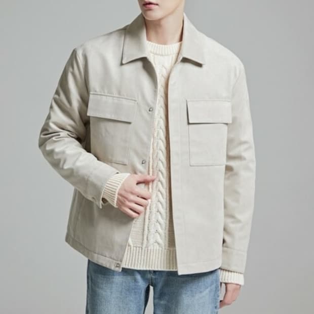 스파오 포맨 스웨이드 트러커 자켓(95)

