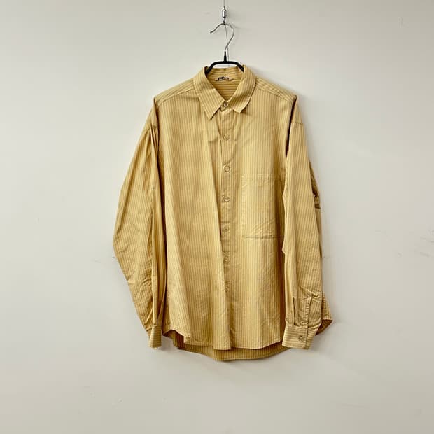 오라리 스트라이프 셔츠 