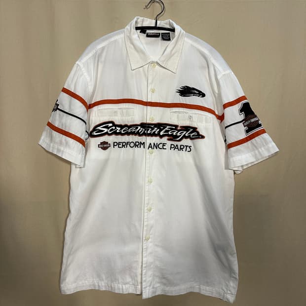 할리데이비슨 이글 반팔셔츠 처분 