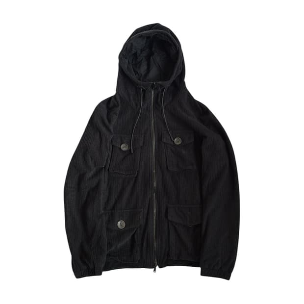 Drawstring Ninja Hood Jacket