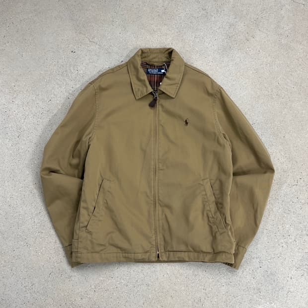 폴로 랄프로렌 체크 라이닝 해링턴 자켓