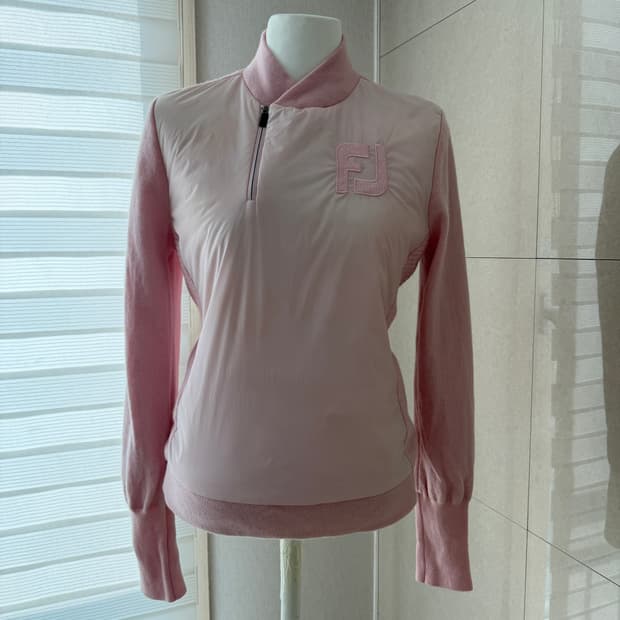 풋조이 FJ 핑크 골프 니트 S