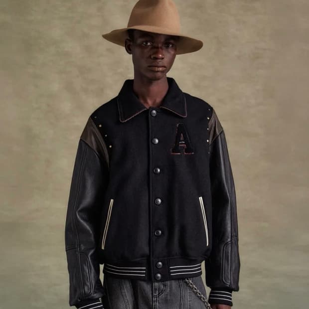 앤더슨벨 a패치 바시티 자켓 L