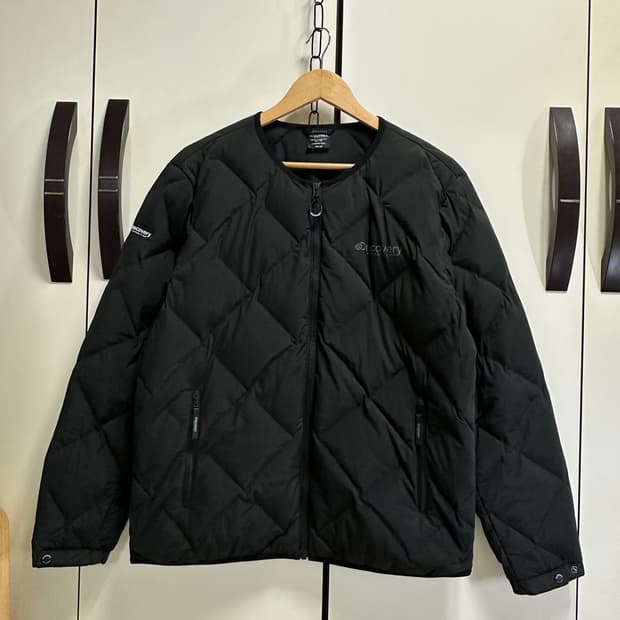 디스커버리 디하스 U넥 튜브 구스다운 경량패딩 100