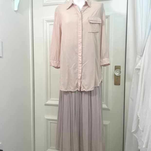 sheer pink pocket point summer blouse
