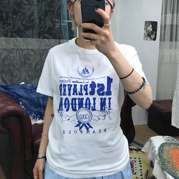 빈폴 프린팅 반팔티 (Z1042)