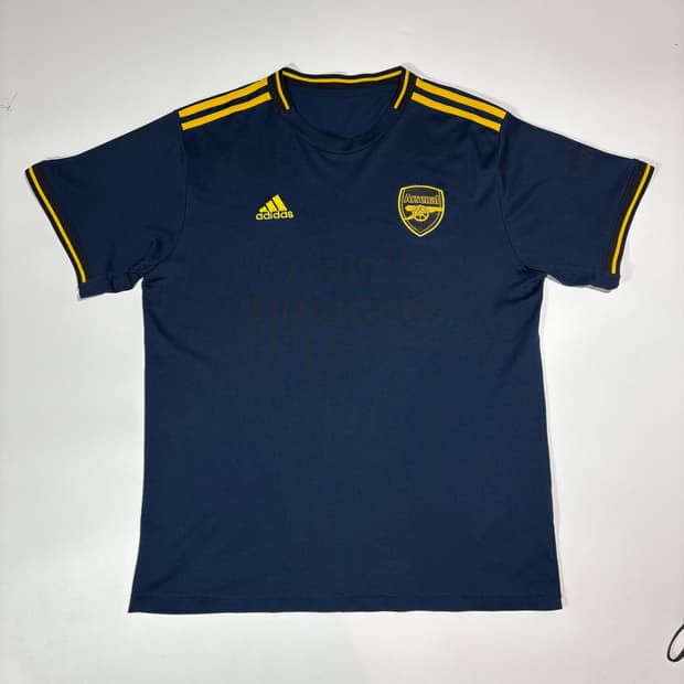 아디다스 아스날 네이비 축구 반팔티