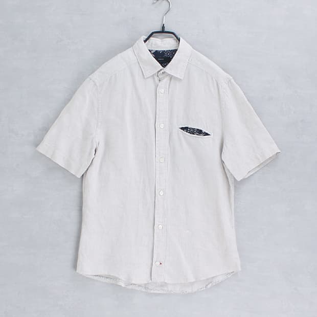 DIESEL 100% linen shirt _ S4622