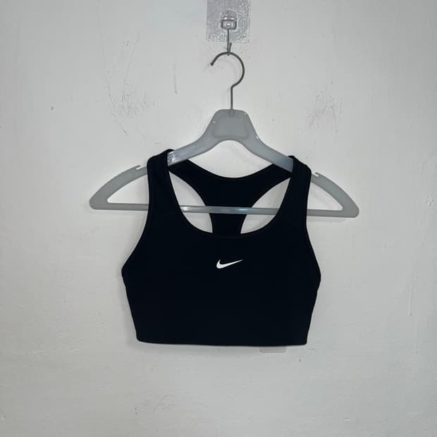 Nike Black Dri-FIT Mid Swoosh Sports Top