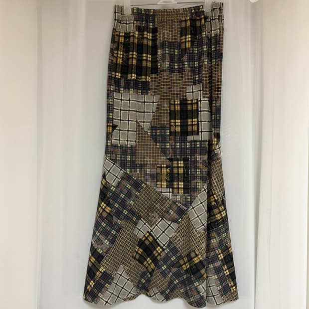[vintage] 빈티지 패치워크 롱스커트