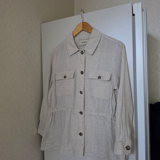 BCBG 린넨 100% 자켓