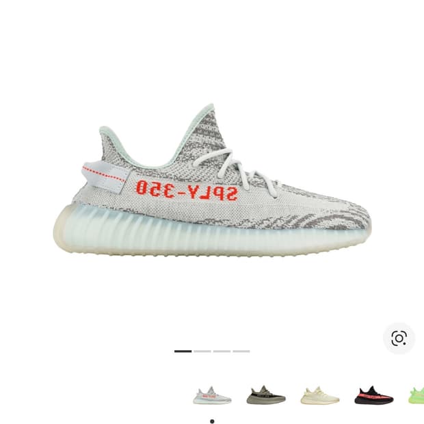 아디다스 이지부스트 350 V2 블루틴트