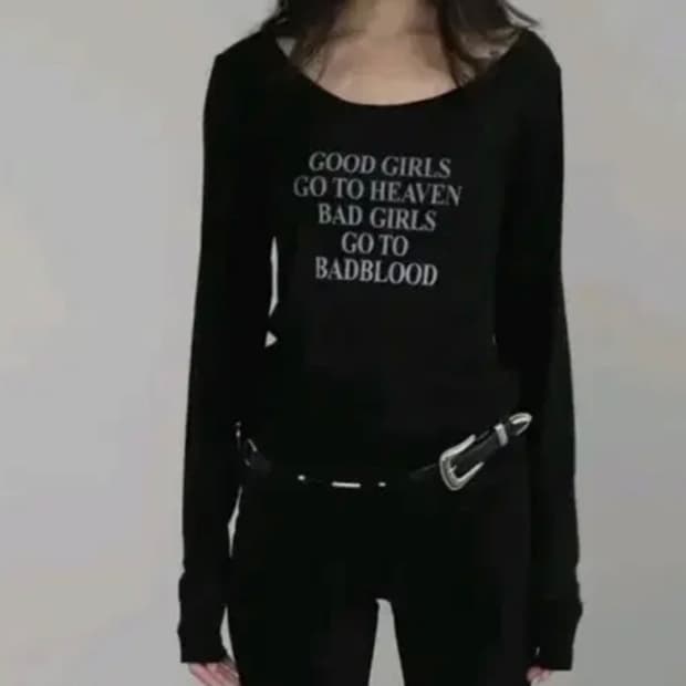 배드블러드 긴팔티