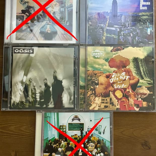 오아시스(Oasis) CD 판매합니다 (일괄)