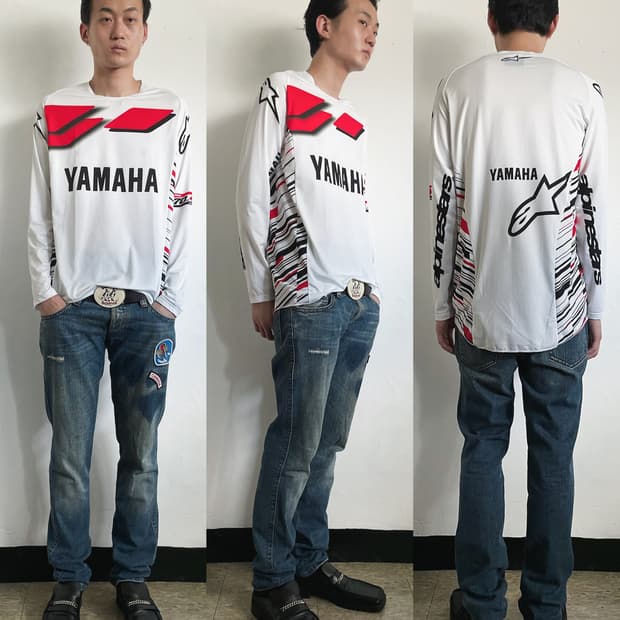 알파인스타 야마하 레이싱 롱슬리브 메쉬 탑