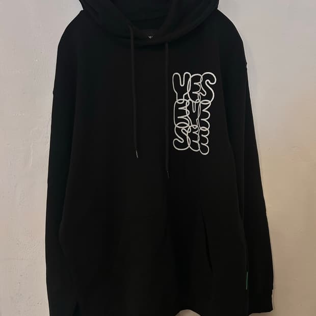 예스아이씨 YESEYESEE 후드티 블랙 XL