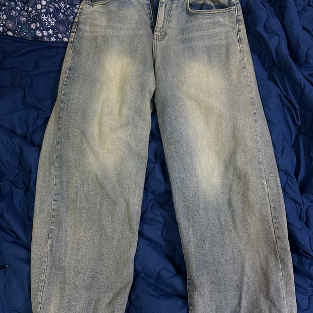 ROFL 와이드 데님펜츠 