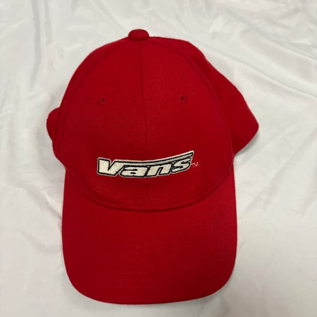old vans logo ball cap made in korea