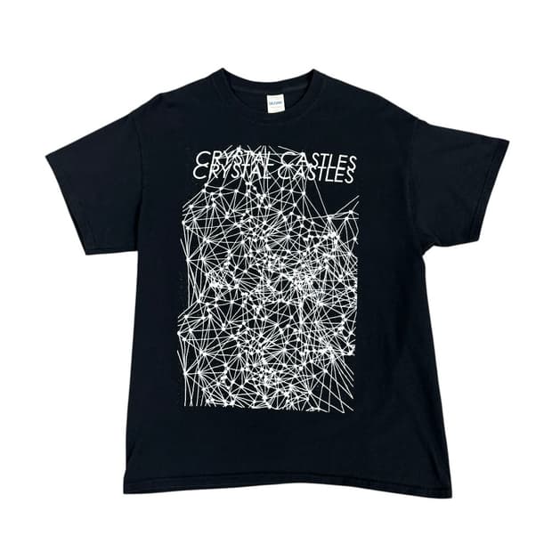 2000s Crystal Castles 크리스탈 캐슬 티셔츠