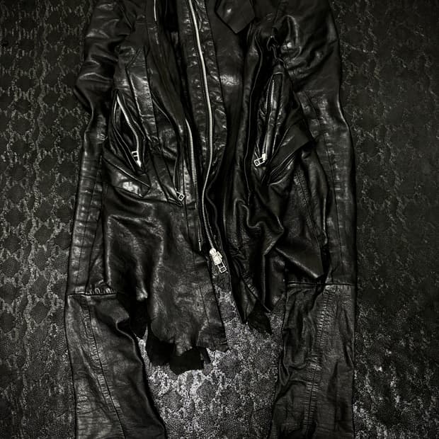 “EKAM”2000s Rare Archive GoatSkin Leathe