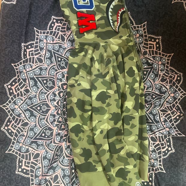 베이프 샤크후드 녹계