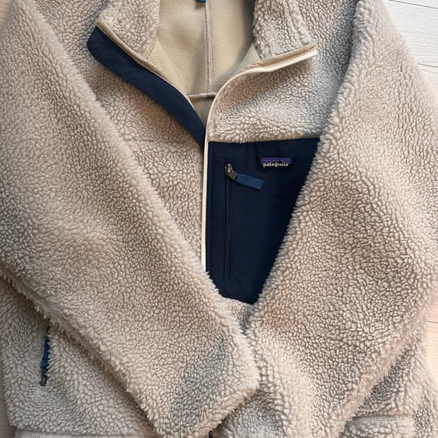 파타고니아 플리스 후리스 아이보리 xl