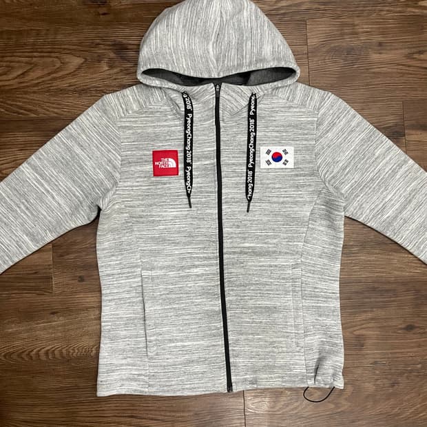 노스페이스 팀코리아 평창올림픽 한정판 후드 자켓