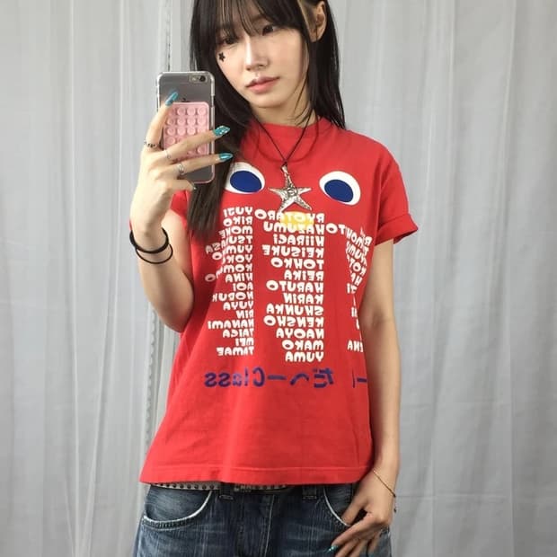 Printstar Japanese Graphic Red Tee