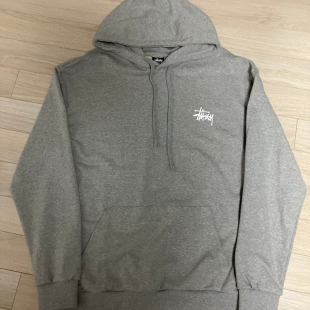 스투시 후드티 그레이 색상