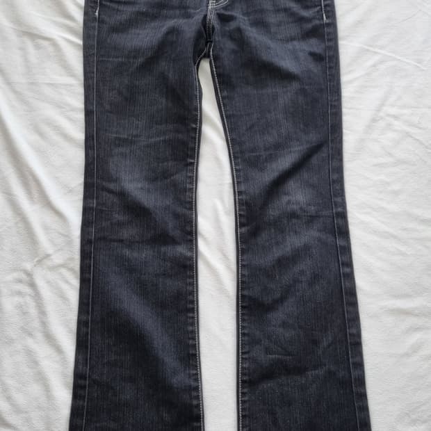 빈티지 캘빈클라인 흑청 부츠컷 팬츠 