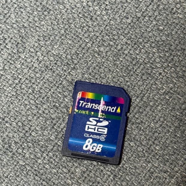 트렌센드 SD카드 8기가 SDHC 메모리 카드