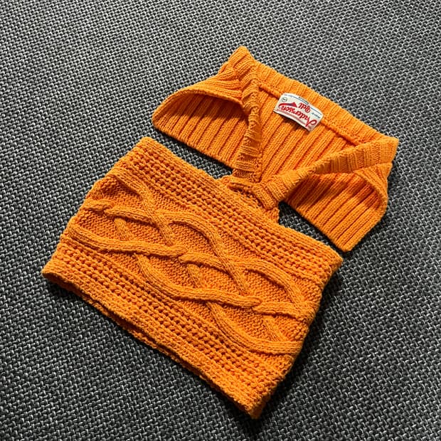 앤더슨벨 Andersson Bell 홀터넥 니트 탑